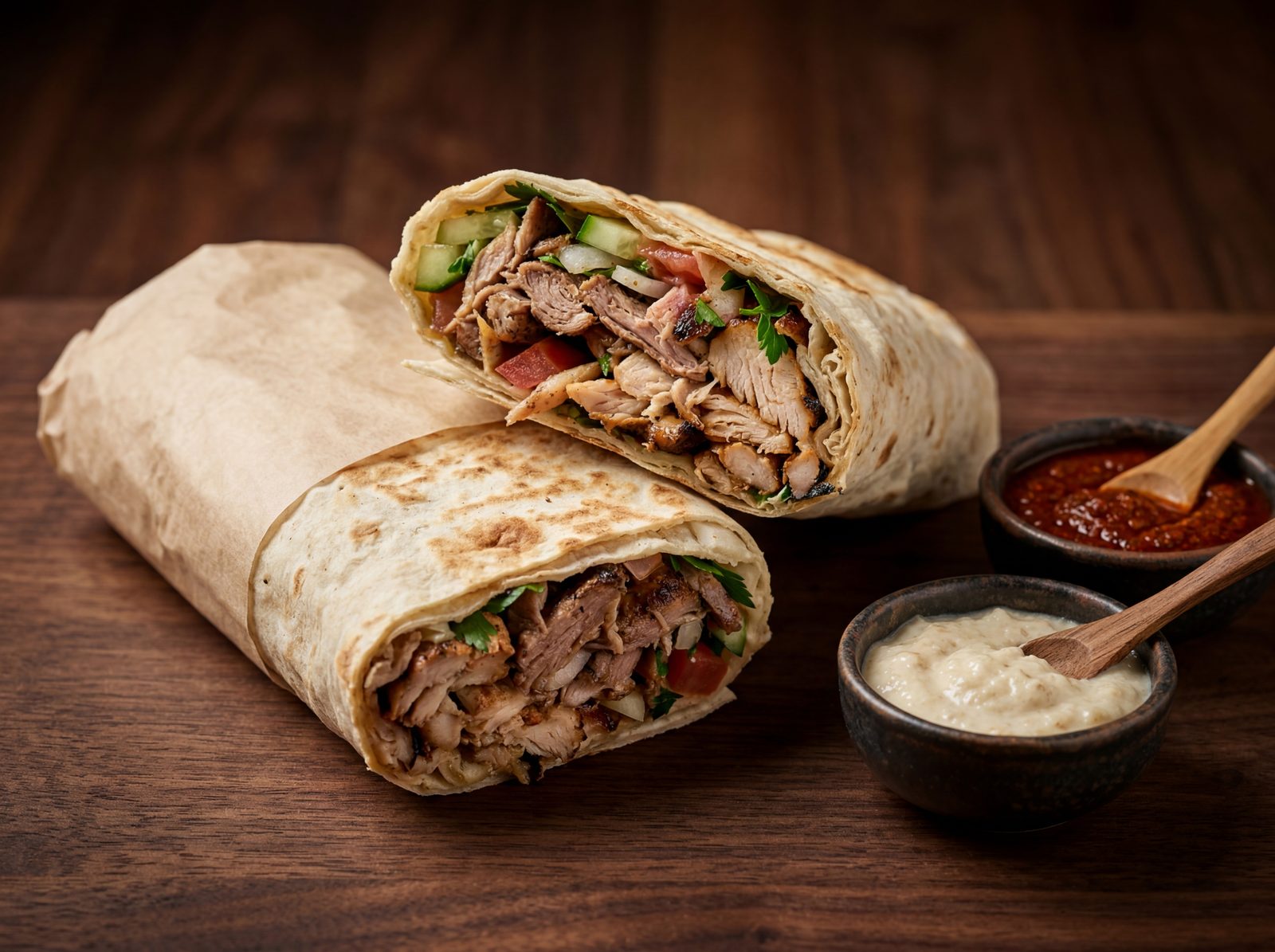 Shaurma z wieprzowiną